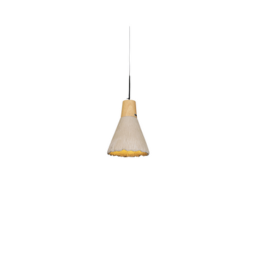 Concrete Pleated Pendant Lamp