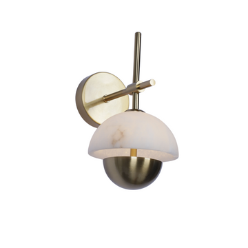 Greenwich Single Onyx Sconce