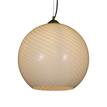 Vintage Murano White Ceiling Lamp