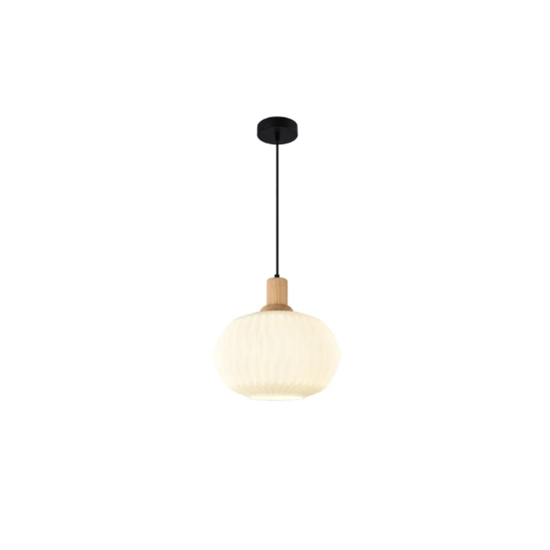 White Wood Lamp Pendant Light