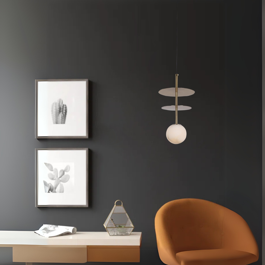 Celeste suspension brass light