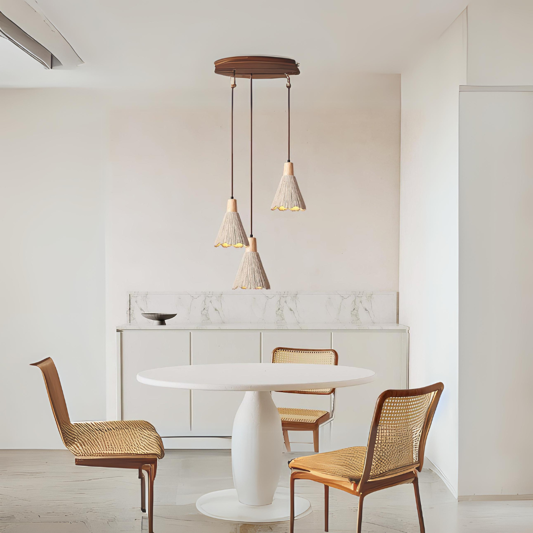 Concrete Pleated Pendant Lamp