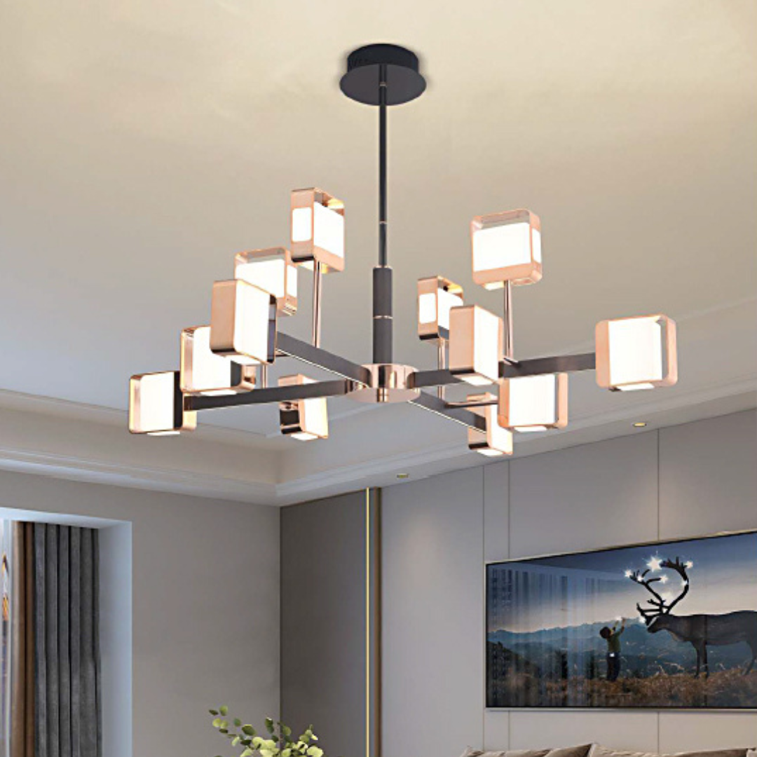 Gold Metal Luxury PVC Chandelier