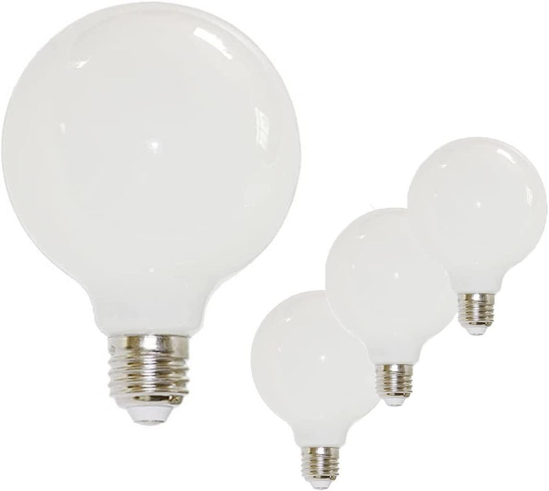 6W G95 MILKY White Bulb by The Light Library