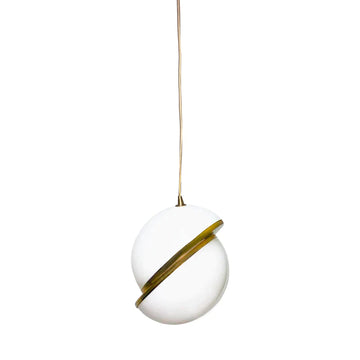 THEO White Acrylic Pendant