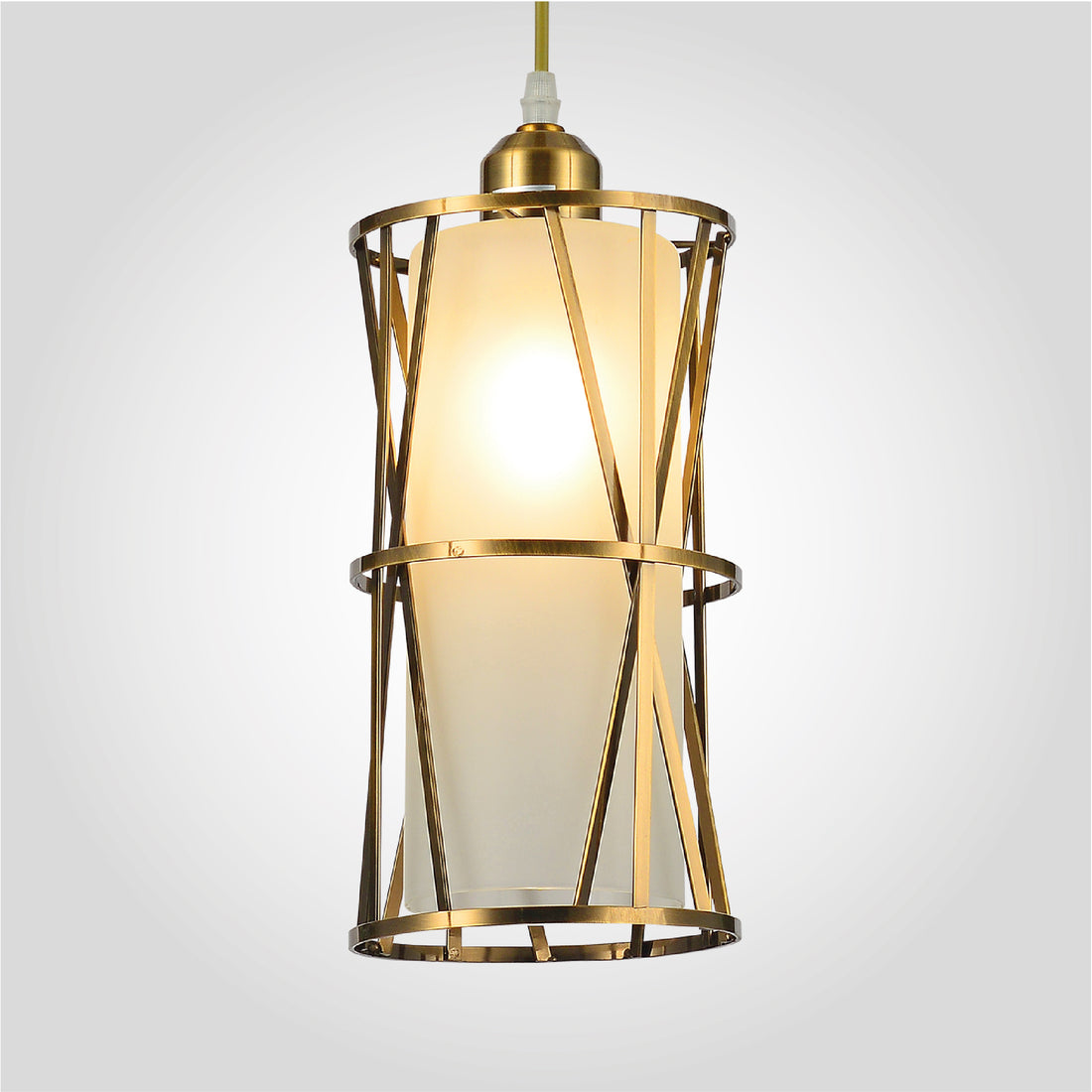 Vintage Golden Grace Globe Hanging Light
