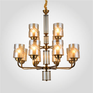 Celestial Charm Crystal Chandelier