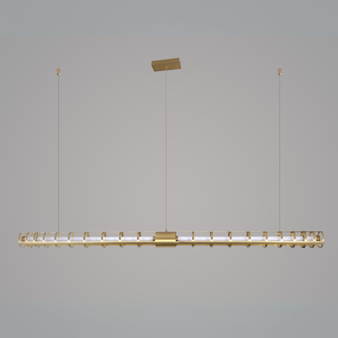 Golden Allure Linear Pendant