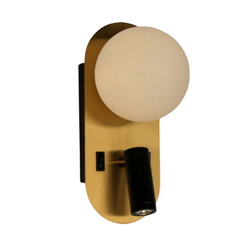 Golden Noir Wall Light