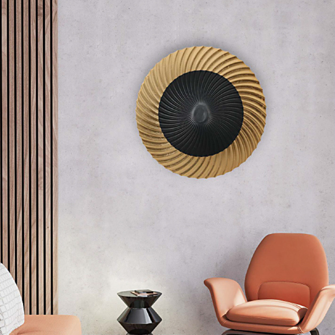 Ebony Radiance Wall Light