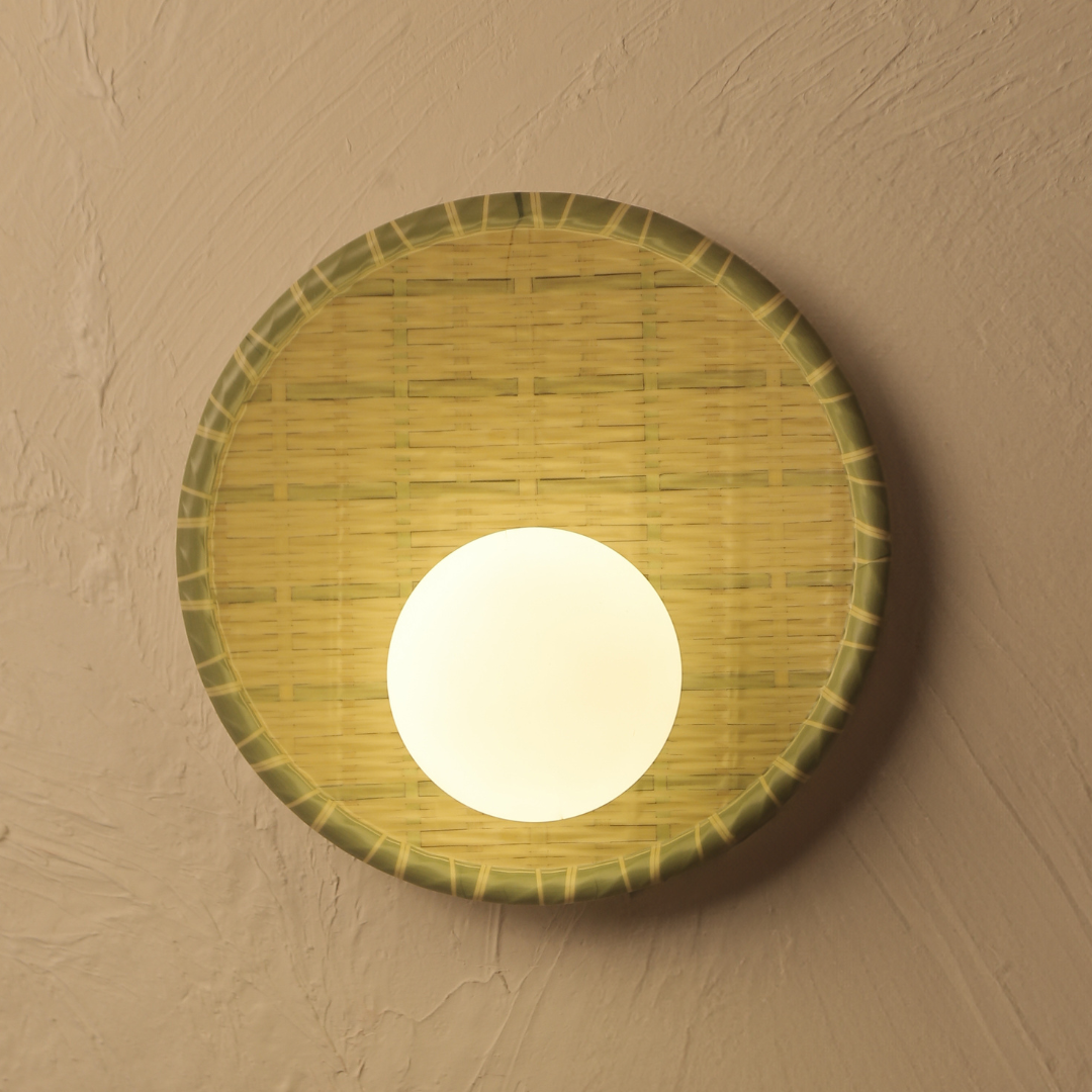 BambooFlare Wall Light