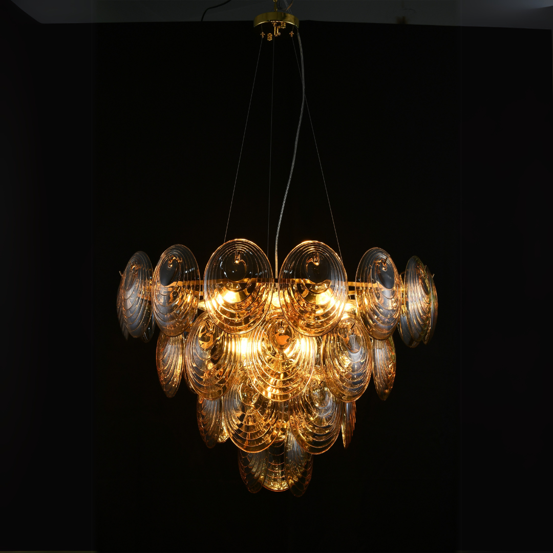 Sapphire Cascade Chandelier