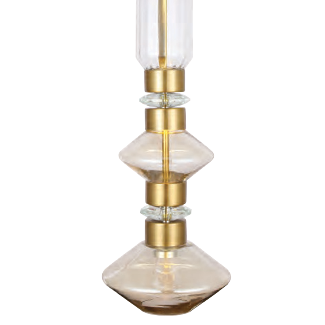 BrassGlow Pendant Light