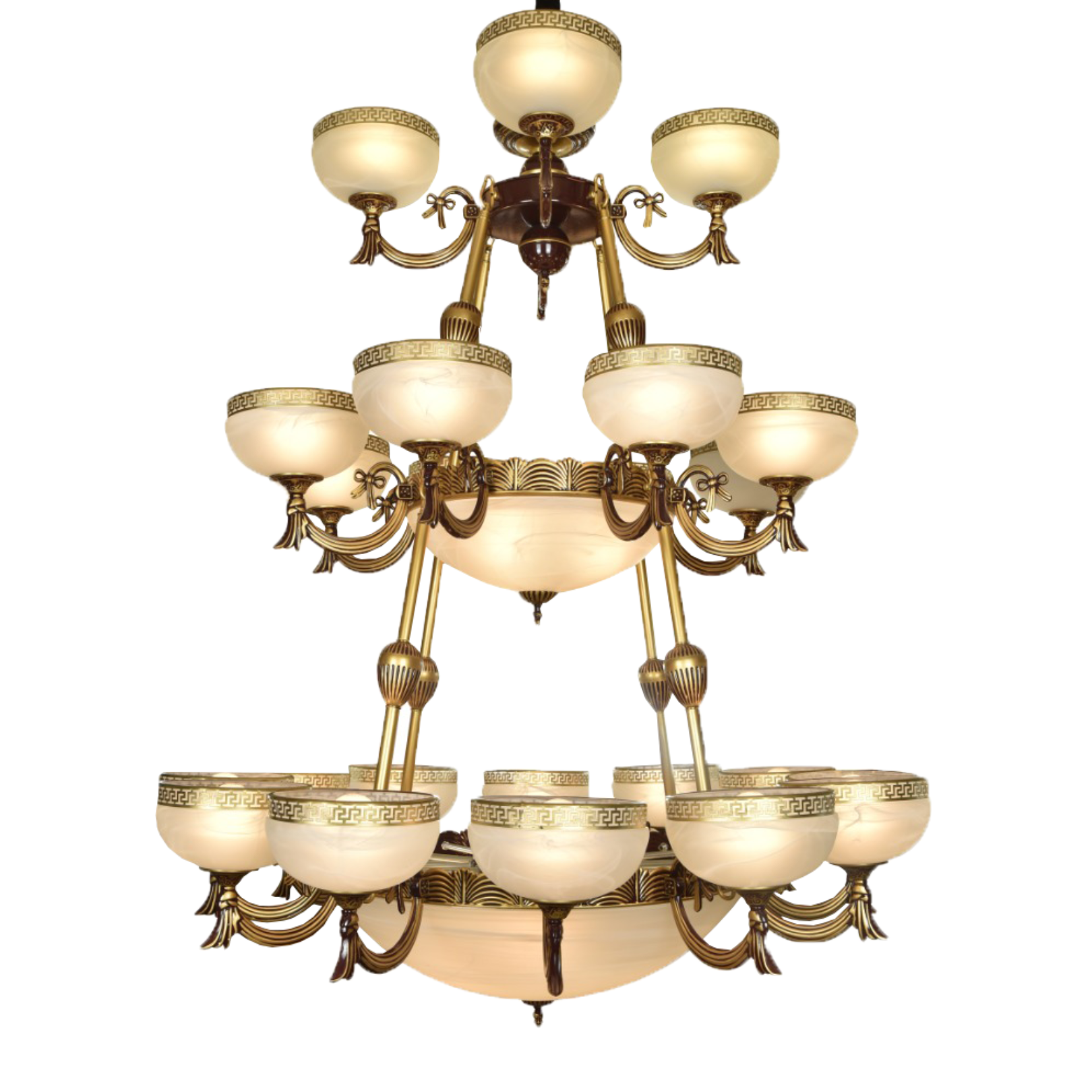 Viole Double Height Chandelier