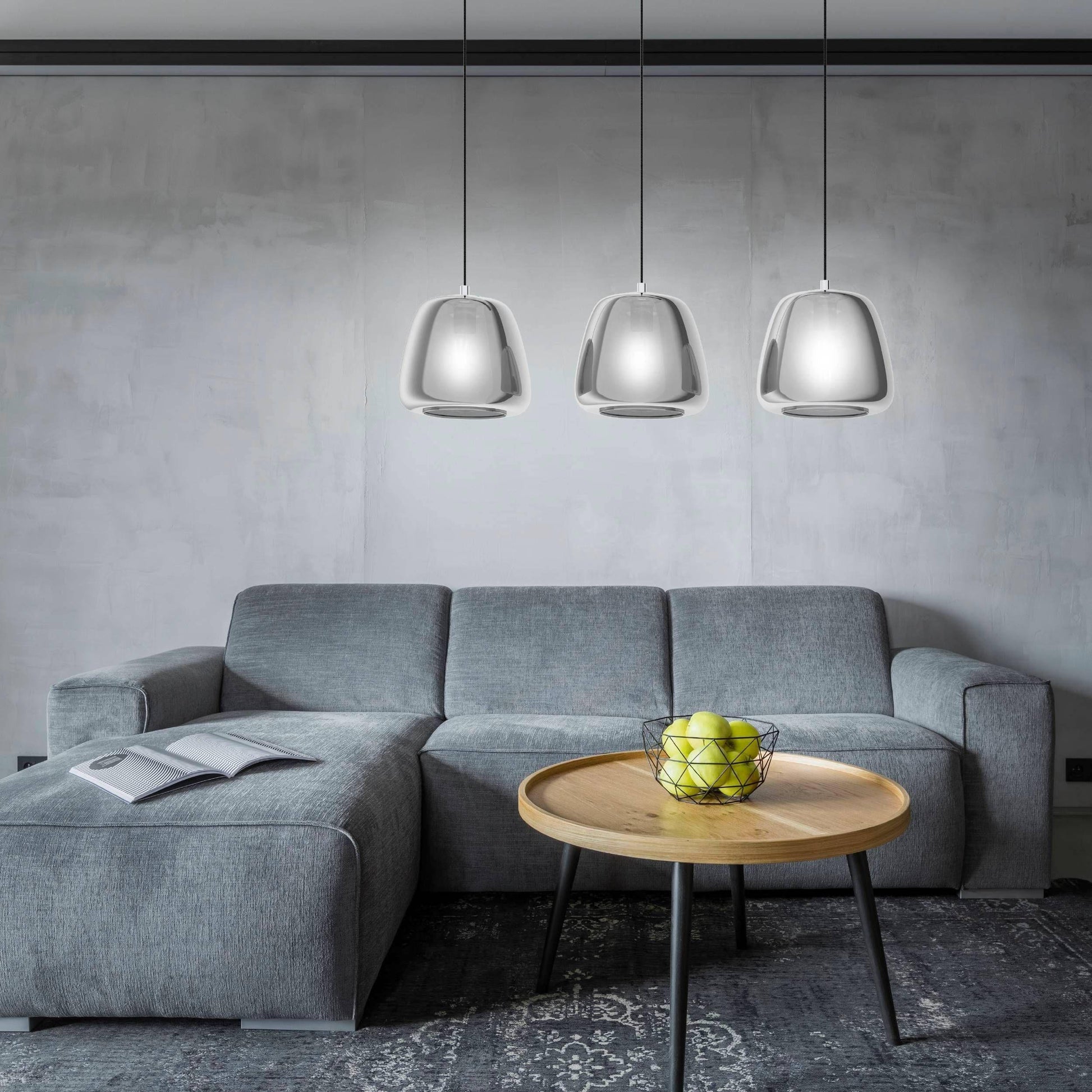 ALBARINO Glass Pendant Lights by The Light Library