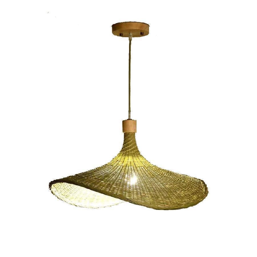 ALDER Bamboo Pendant by The Light Library