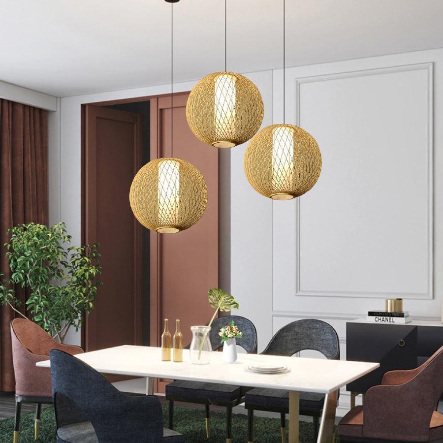 BALSAM Bamboo Pendant Light by The Light Library