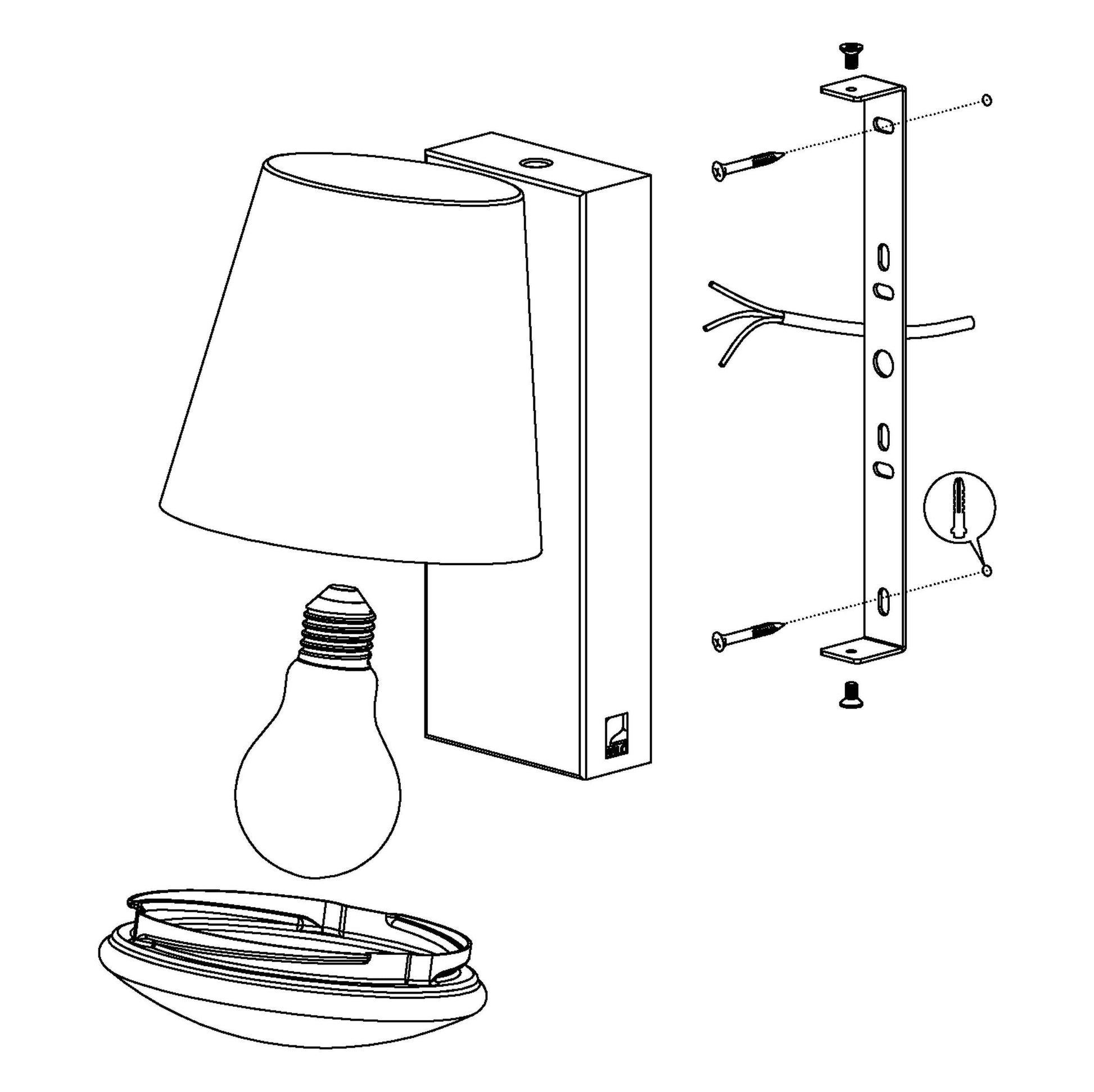 CALDIERO-C Outdoor Wall Light by The Light Library