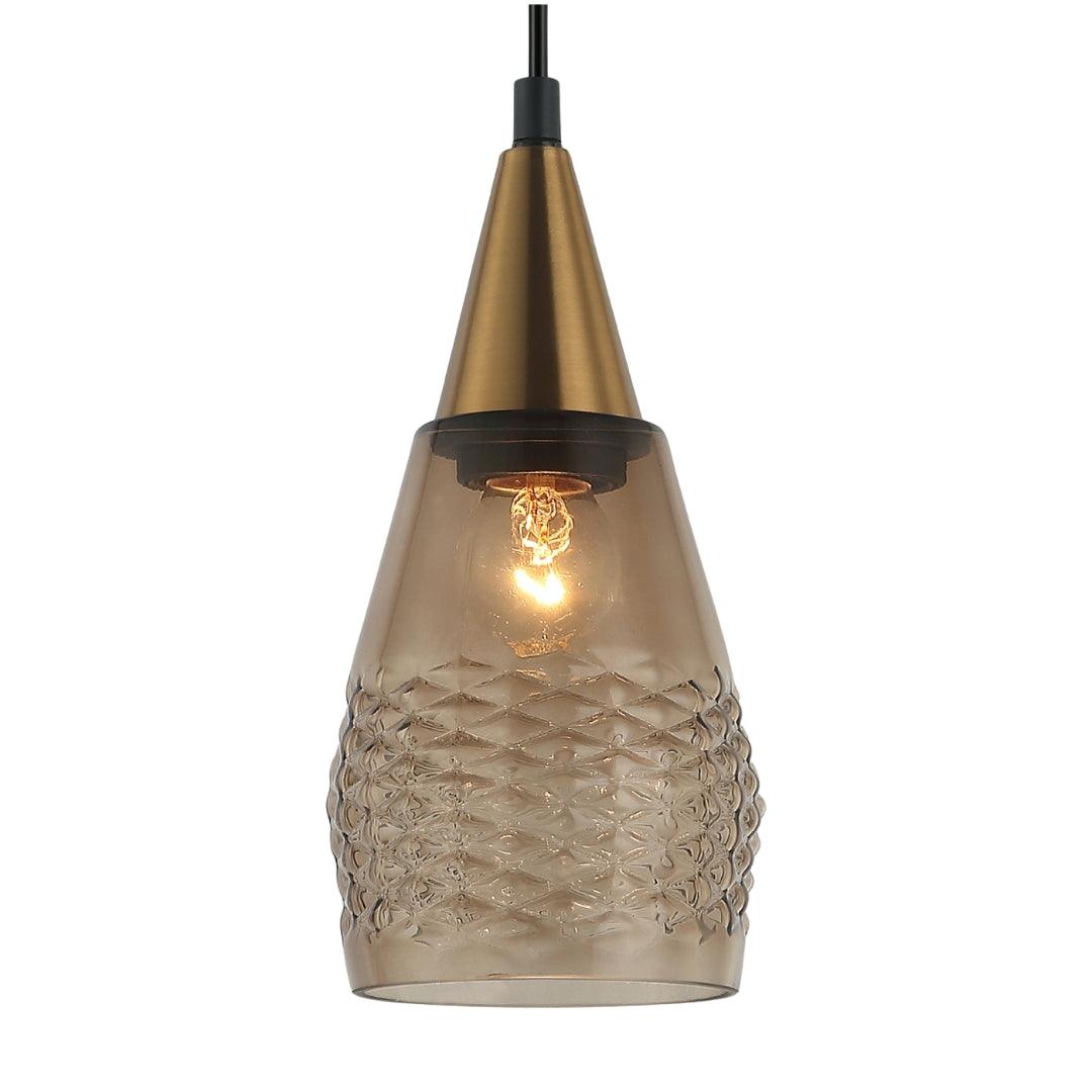 Crystal Cascade Cone Pendant Light by The Light Library