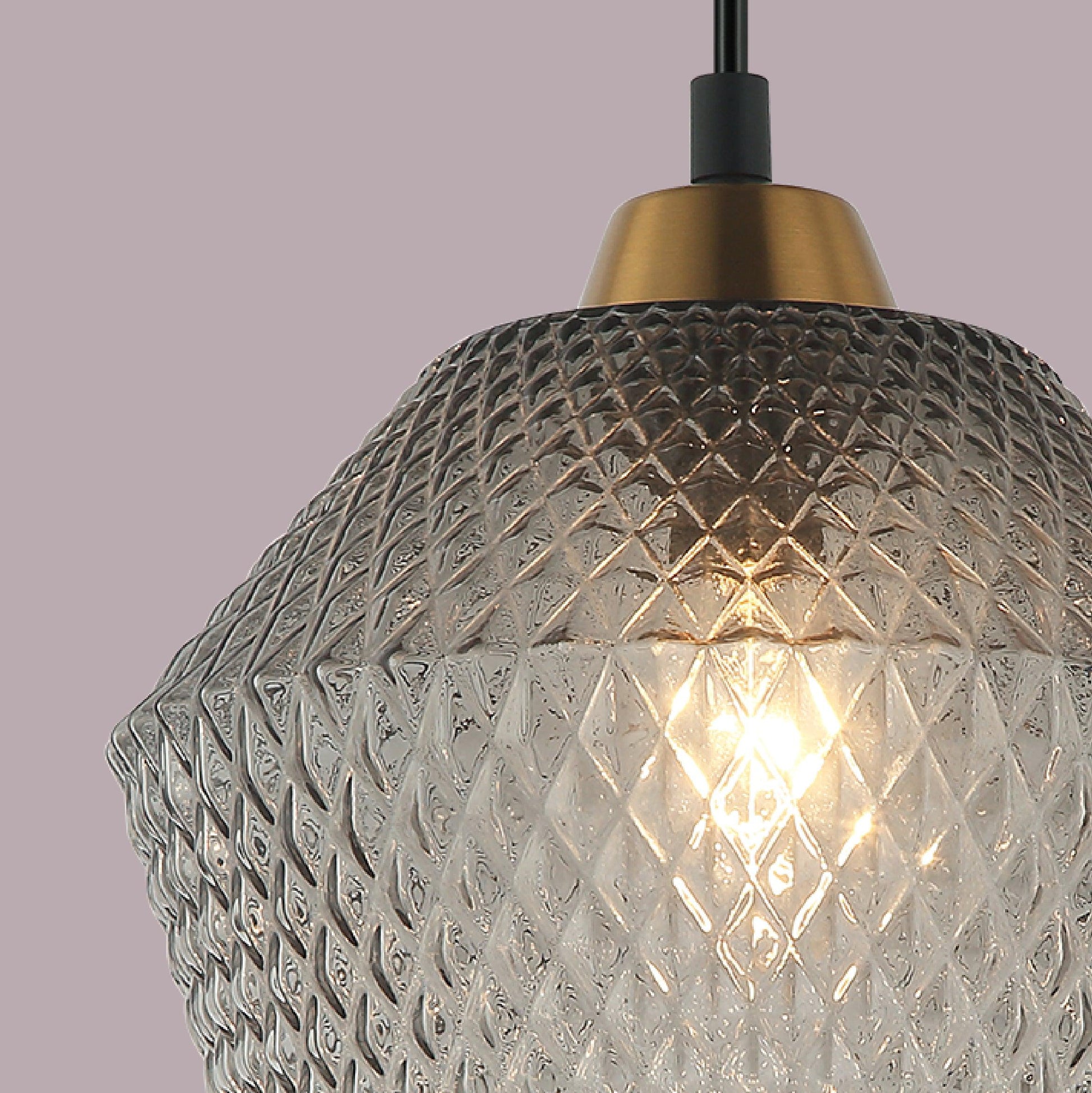 Dazzling Diamond Drop Pendant Light by The Light Library