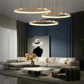 DUSKY MOON Chandelier 3 Rings by The Light Library