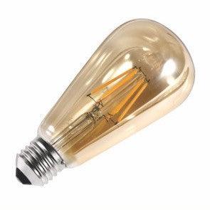 E27 8 Watts AMBER Bulb by The Light Library