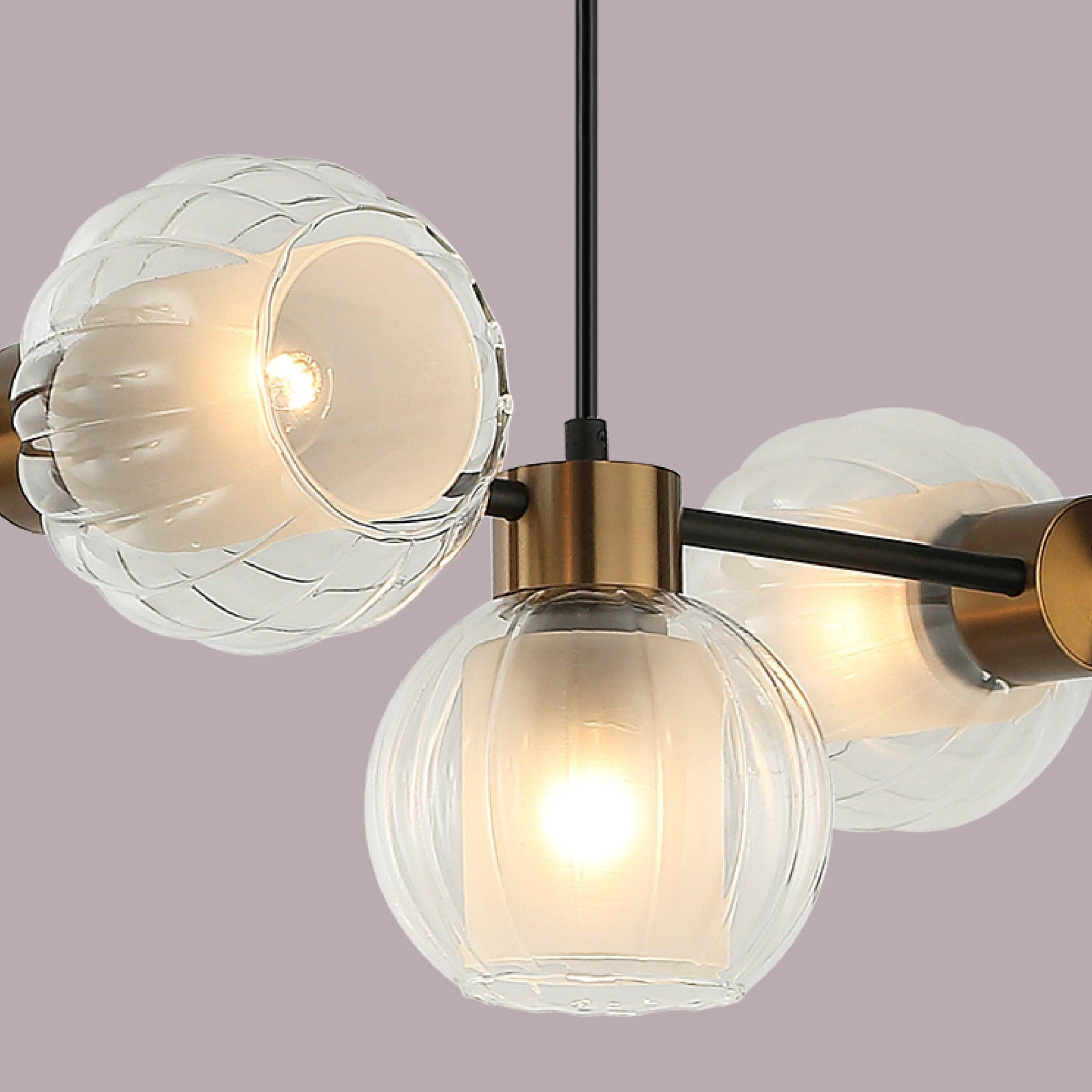 Elegant Glint Linear Pendant Light by The Light Library