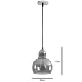 Emily Amber Glass Pendant Light by The Light Library