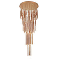 Empire Rod Drape Double Height Chandelier by The Light Library