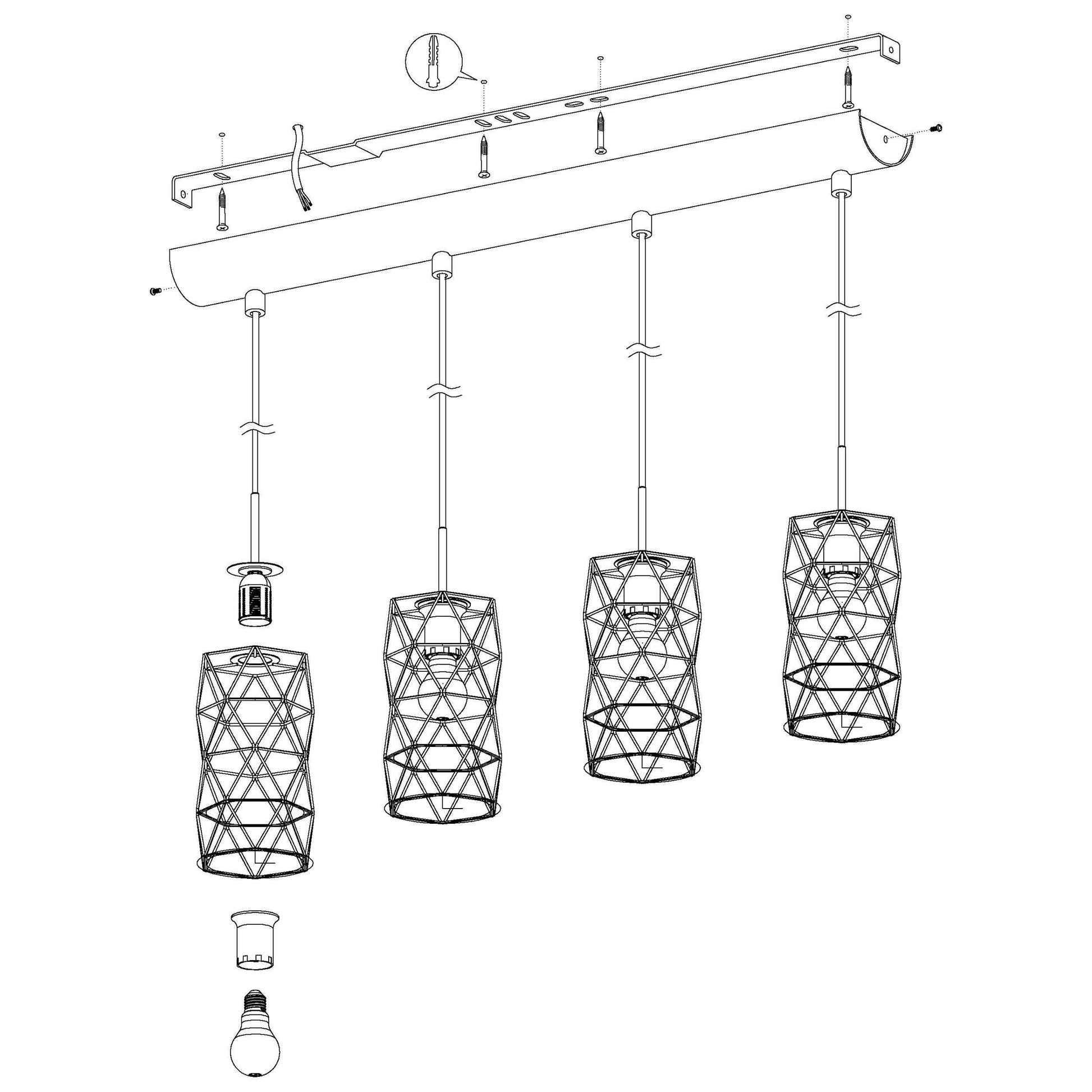 ESTEVAU Pendant Light by The Light Library