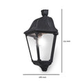 Fumagalli Daria Half Wall Lantern by The Light Library