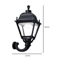 Fumagalli Ofir Simon Square Wall Lantern by The Light Library