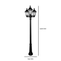 Fumagalli Ricu Bisso Rut 3L 2500mm Hexagonal Pole Light by The Light Library