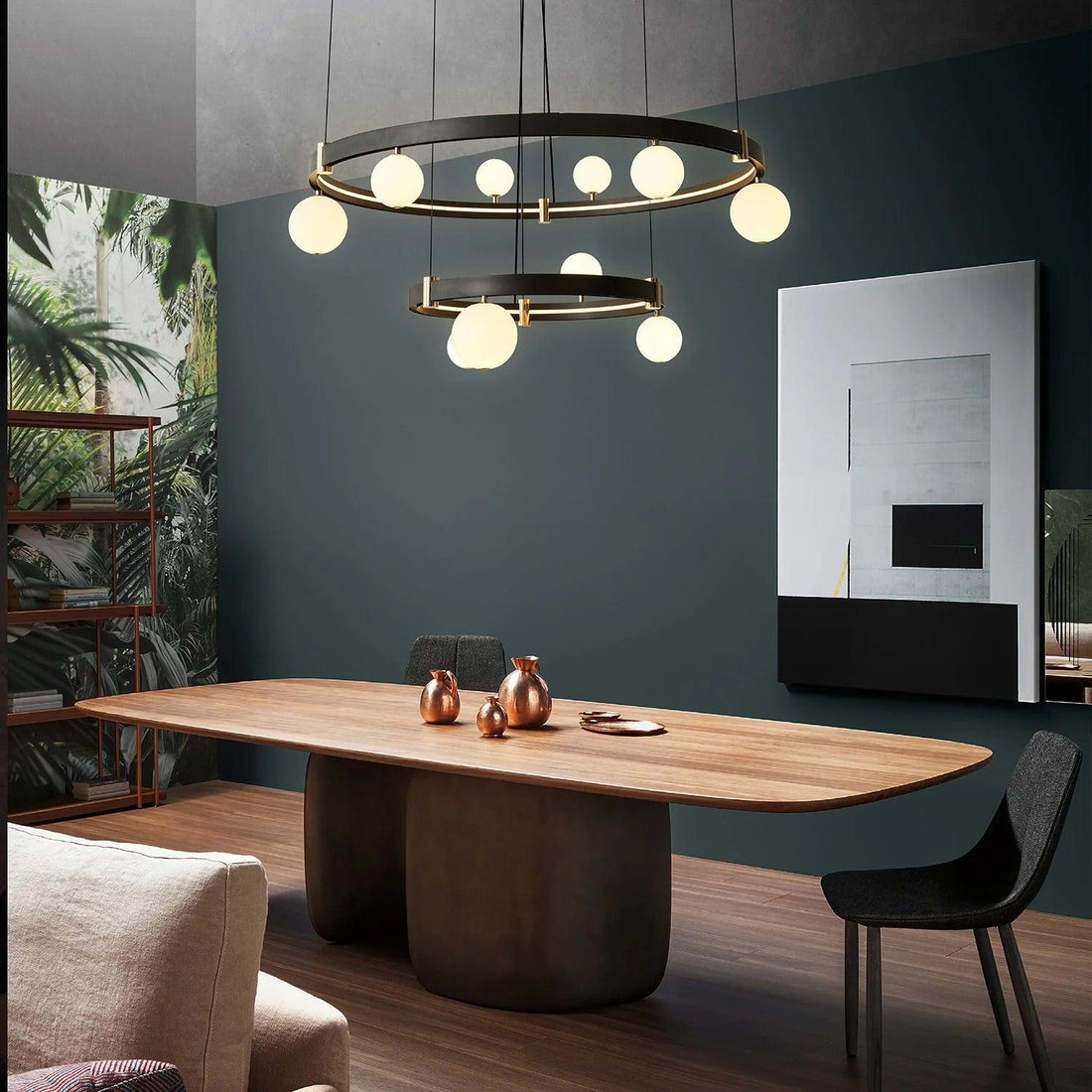 Galaxy Dual Layer Chandelier by The Light Library