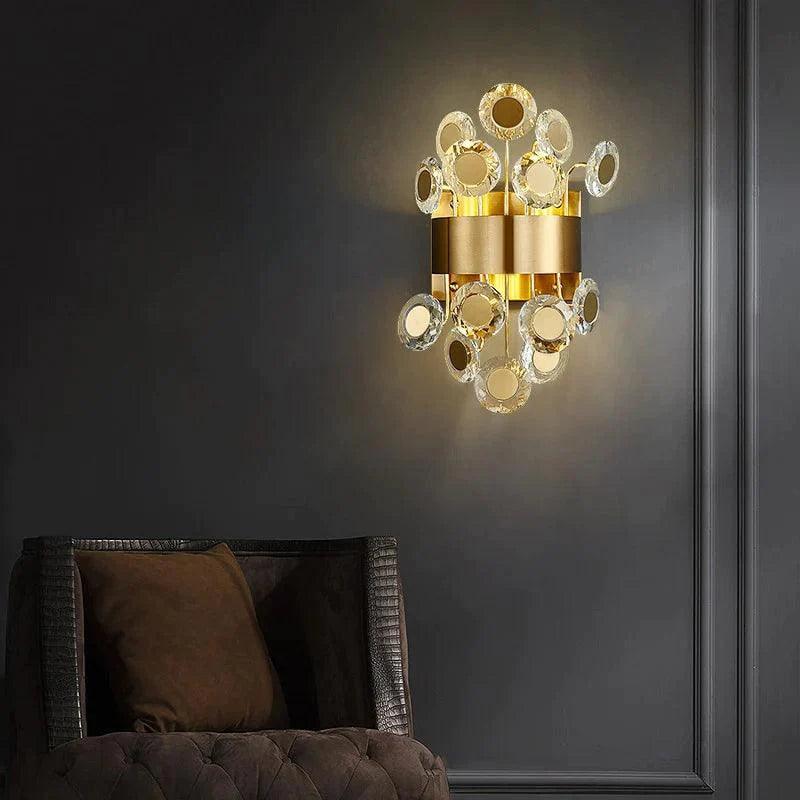 Icon Crystal Wall Sconce by The Light Library