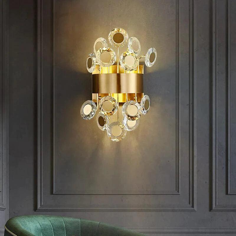 Icon Crystal Wall Sconce by The Light Library