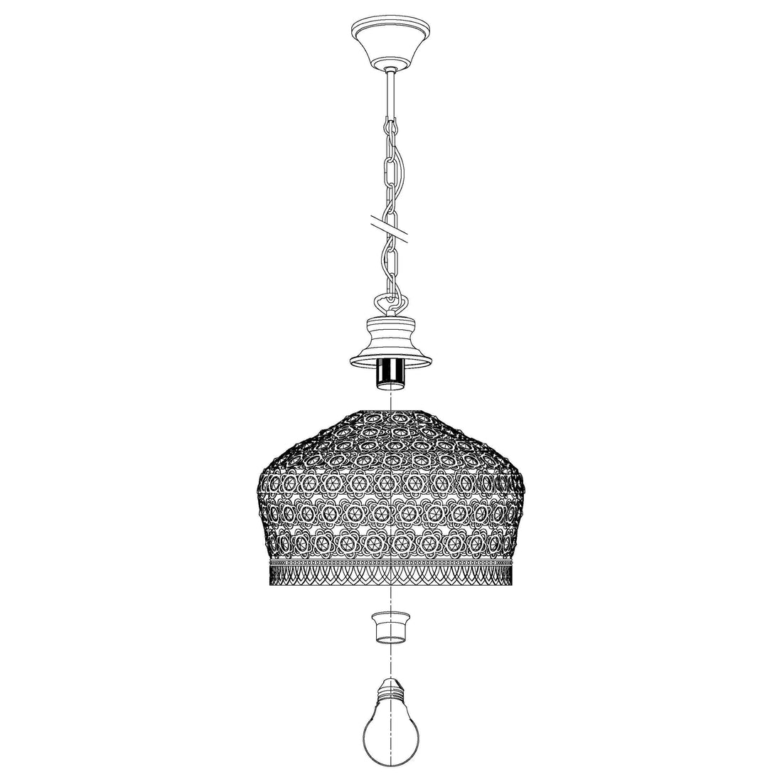 JADIDA Pendant Light by The Light Library