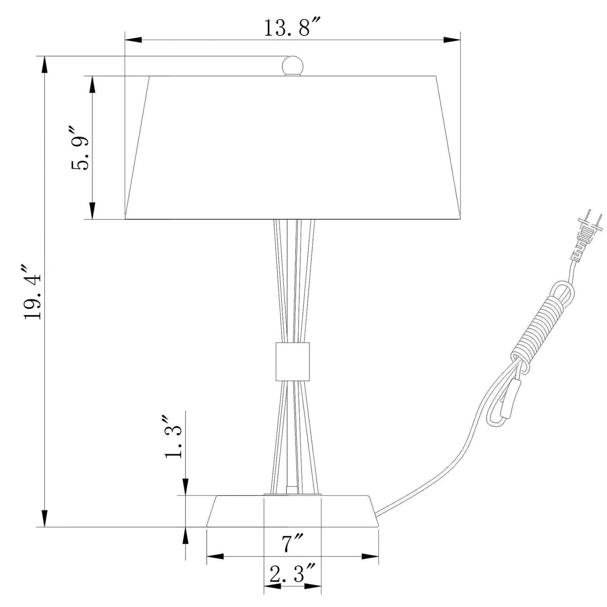 JASPER Table Lamp by The Light Library