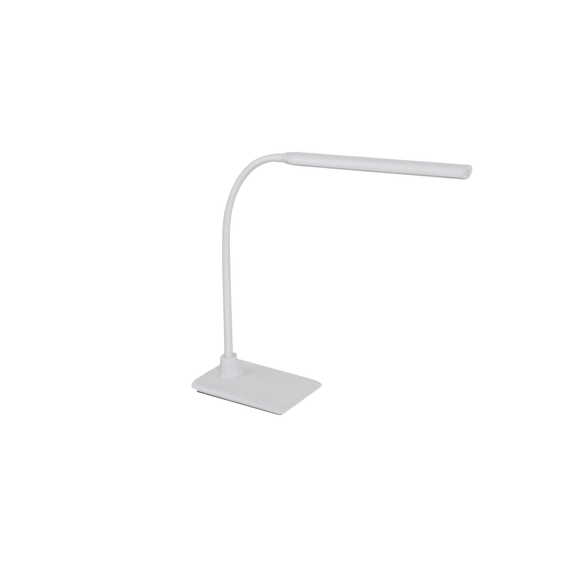 LAROA White Clamp Lamp by The Light Library