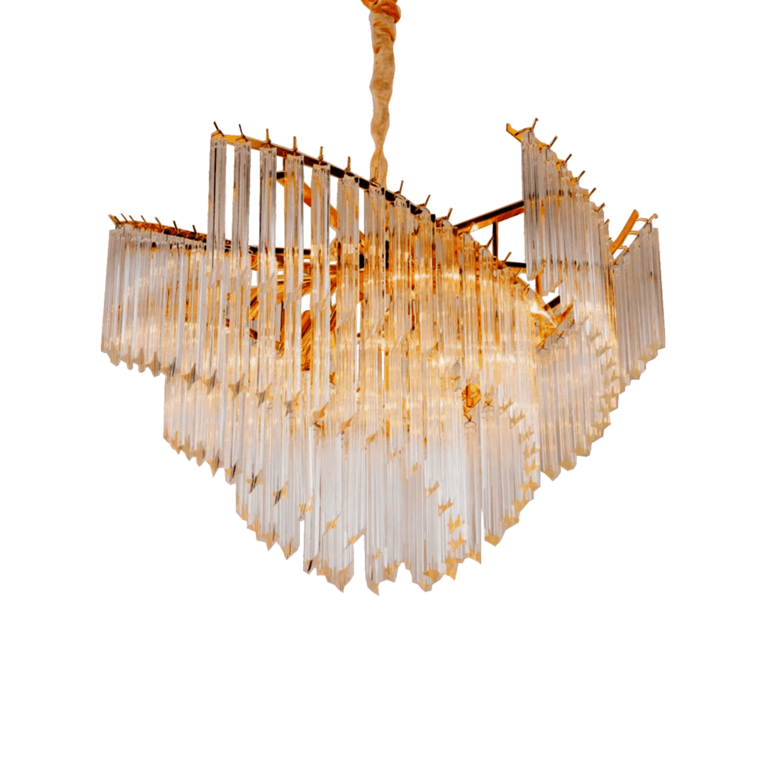 Lineary Crystal Chandelier by The Light Library