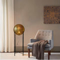 MARRAKESH Brass Floor Lamp by The Light Library