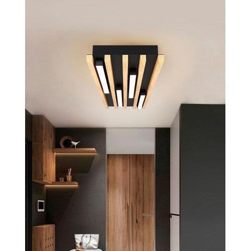 MARREIRA Wooden Ceiling Light by The Light Library