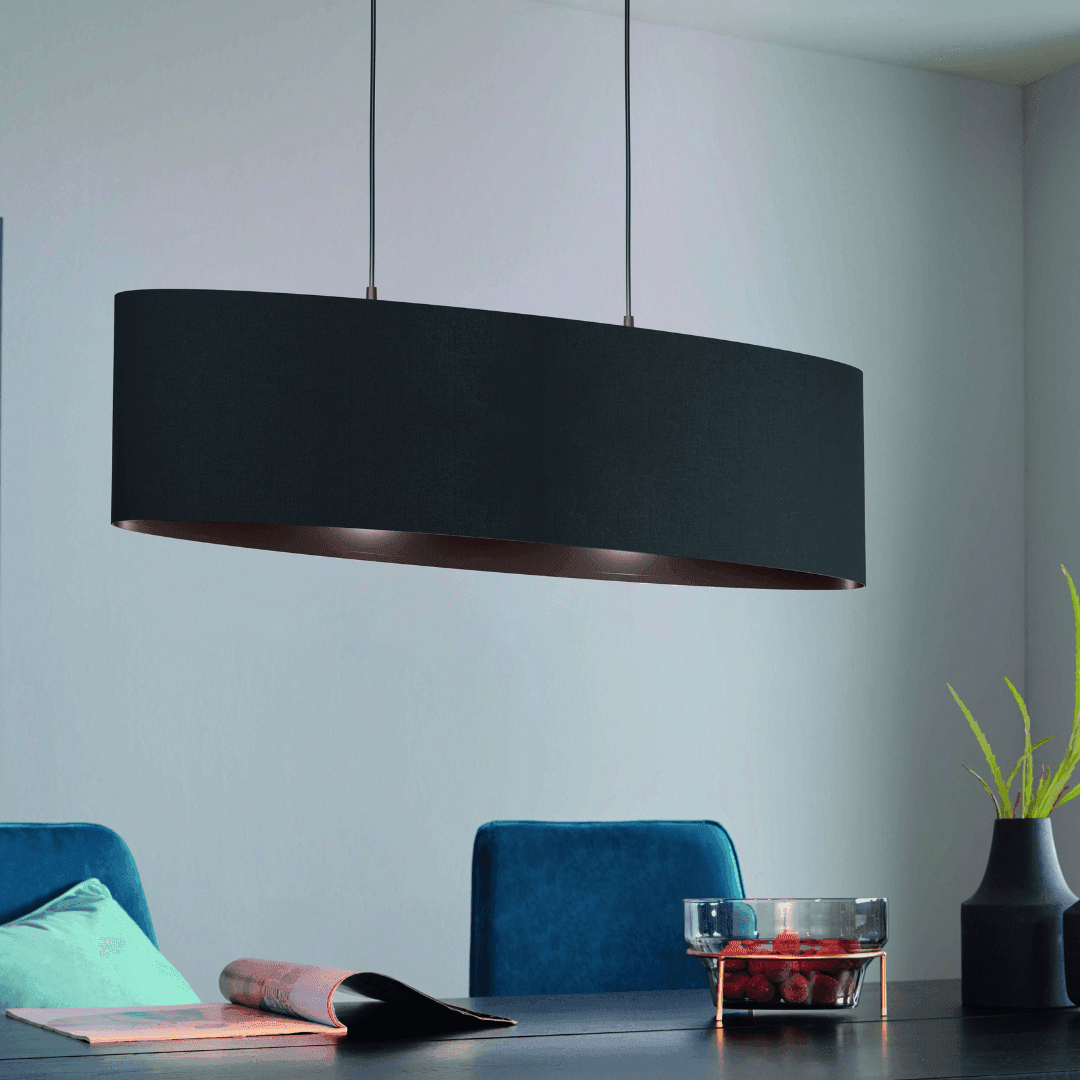 MASERLO Oval Pendant Light by The Light Library