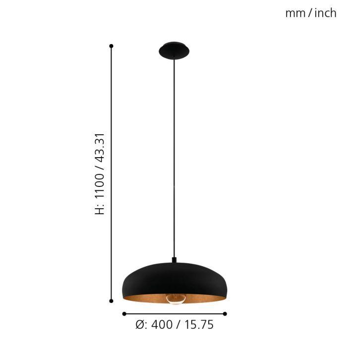 MOGANO Pendant Light by The Light Library