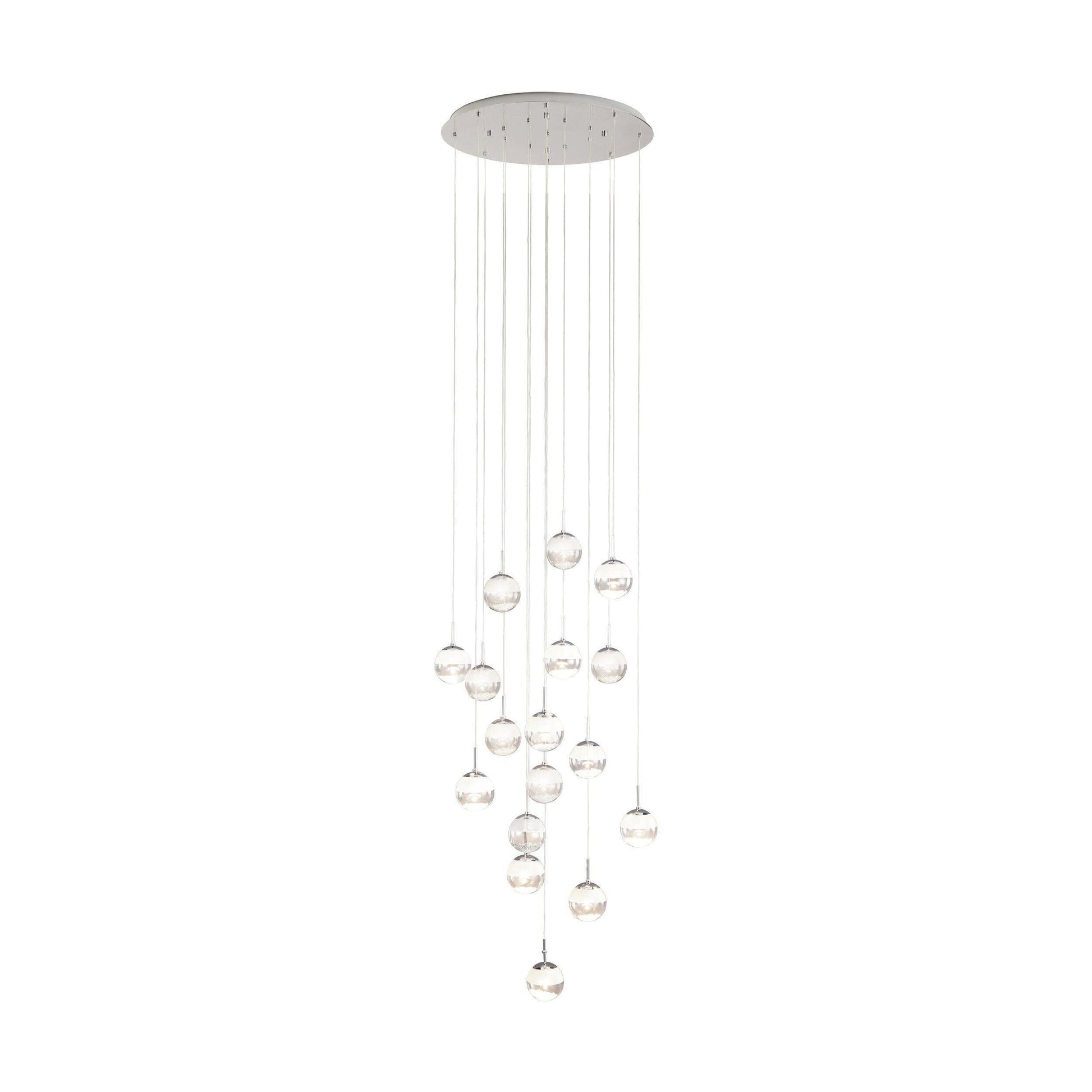 MONTEFIO Double Heighted Chandelier by The Light Library