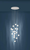 MONTEFIO Double Heighted Chandelier by The Light Library