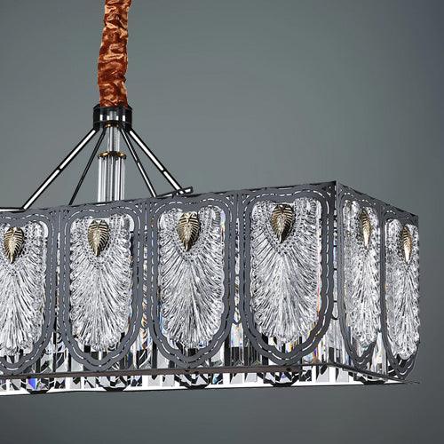 Moxido Rectangular Chandelier by The Light Library