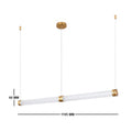 OAKLI Glass Linear Pendant by The Light Library