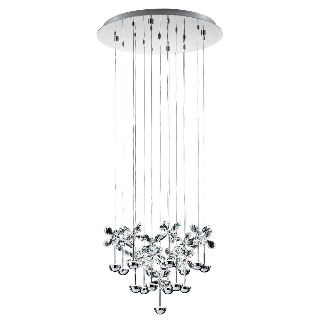 PIANOPOLI Circular Double Height Chandelier 500 by The Light Library