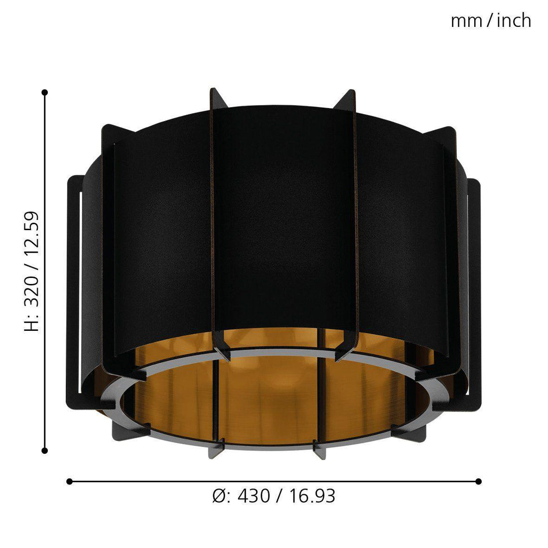 PINETA ceiling light by The Light Library